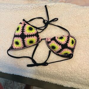 NWOT WILD FABLE crochet bikini 👙 top.